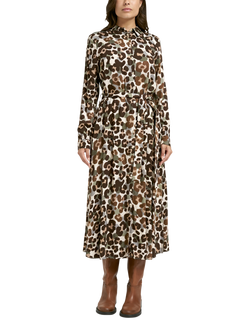 Smith & Soul Leopard Print Shirt Dress, Multi, Multi