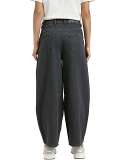 Smith & Soul High Rise Barrel Leg Jeans, Used Stone - view 2, Used Stone