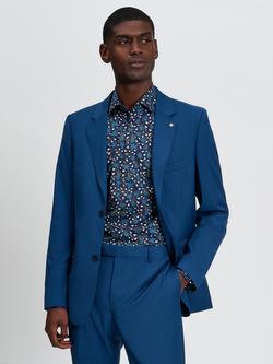 Ben Sherman Wool Rich Twill Suit Jacket, Teal, Teal