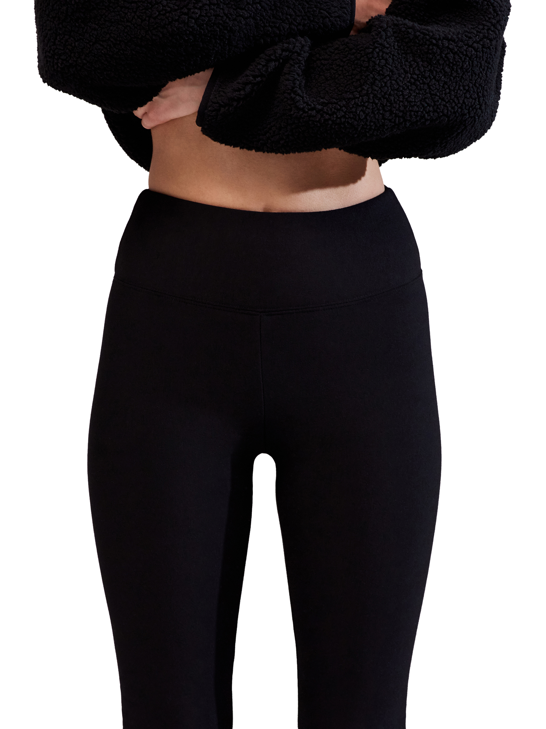 Product image 3 of 5, which shows Lovall Winter High Rise Leggings, Black, 6