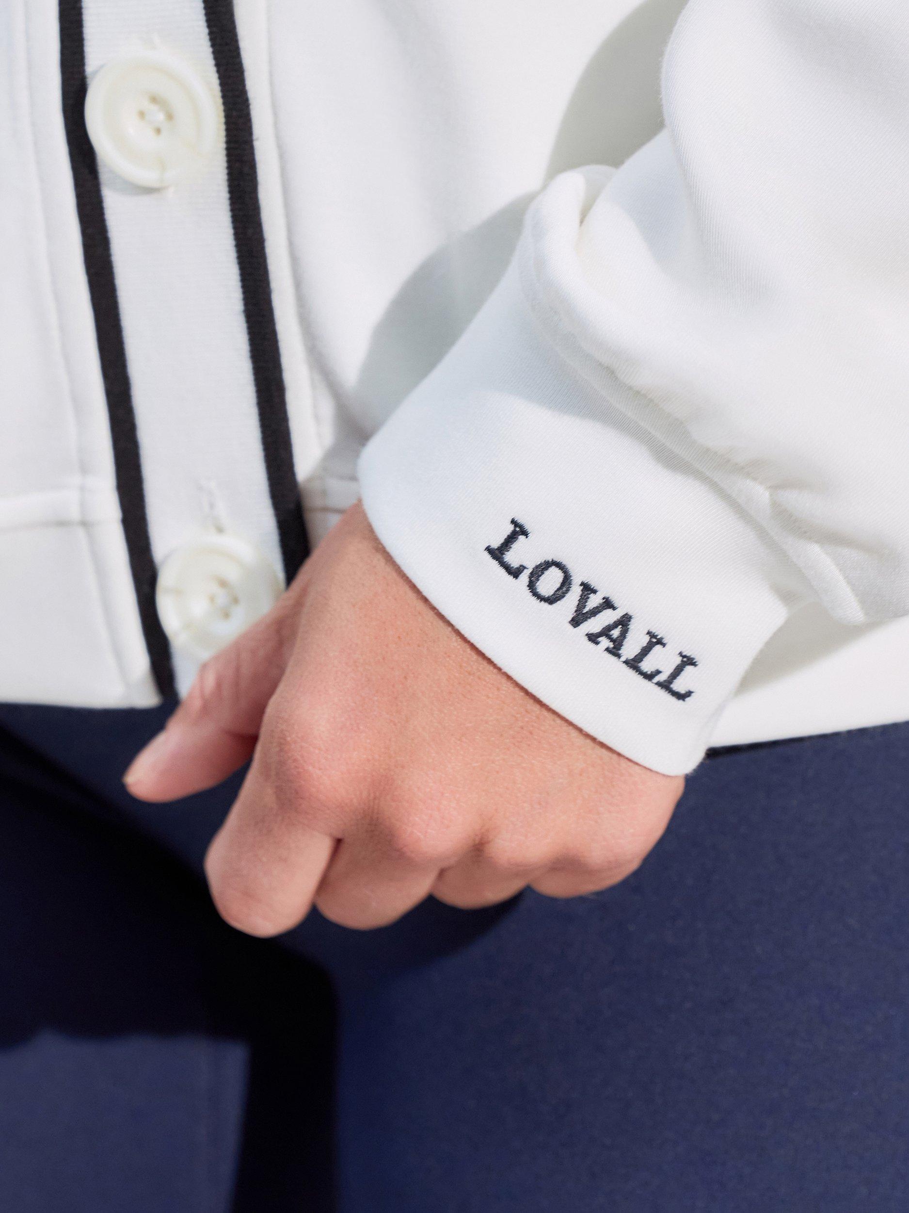 Product image 4 of 4, which shows Lovall Everyday Cardigan, Off White, 6