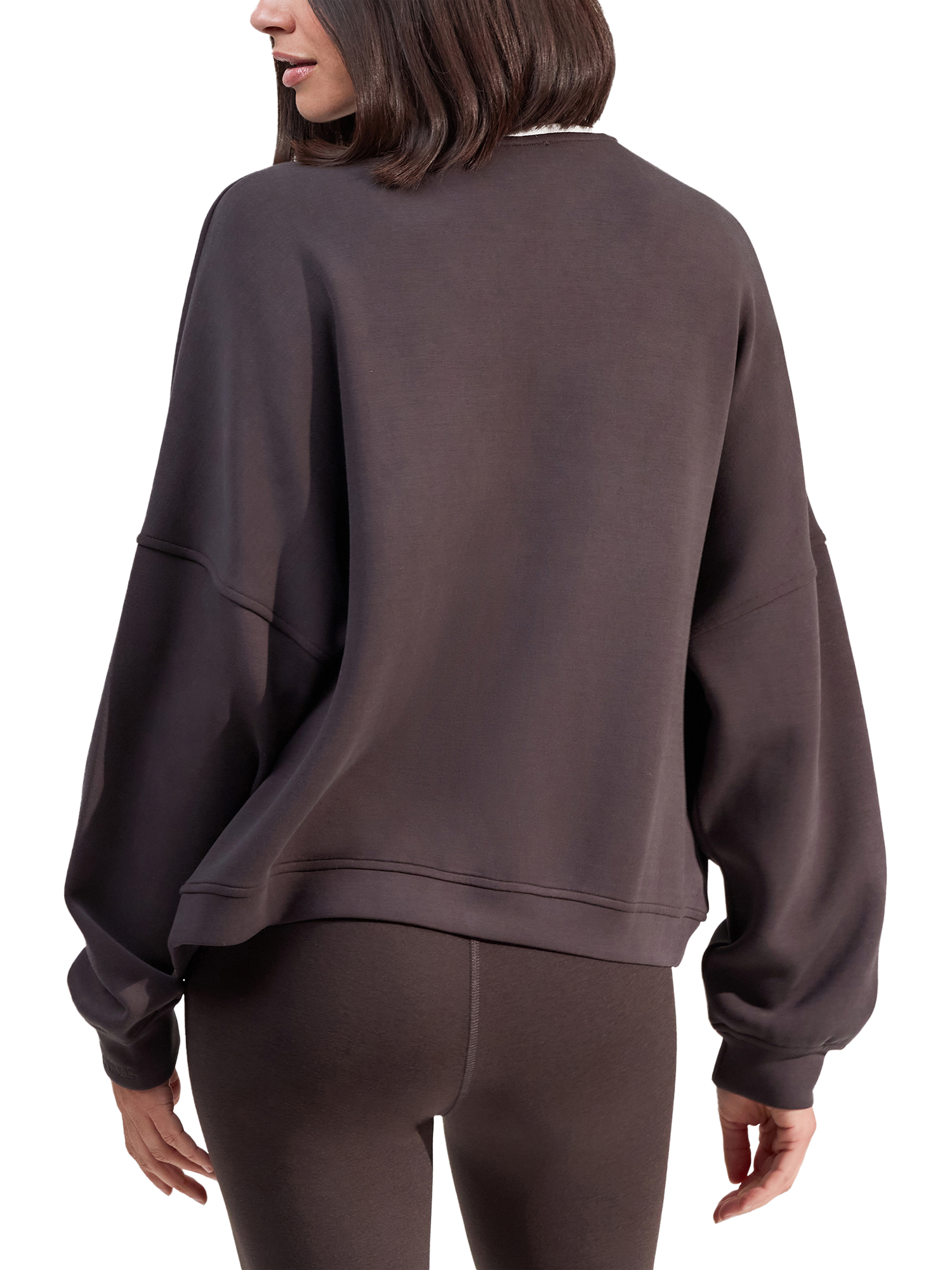 Product image 2 of 4, which shows Lovall Everyday Cardigan, Black Coffee, 6