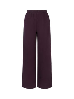 Lovall ALL SZN Wide Leg Joggers, Wine, Wine