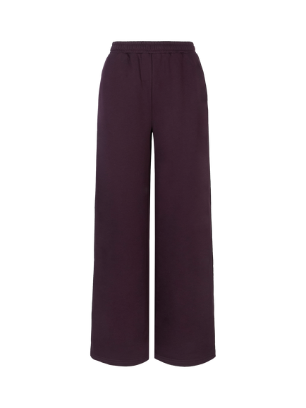 Lovall ALL SZN Wide Leg Joggers, Wine, Wine