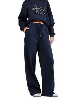 Lovall ALL SZN Wide Leg Joggers, Vintage Navy, Vintage Navy