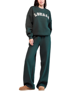 Lovall ALL SZN Wide Leg Joggers, Pine, Pine