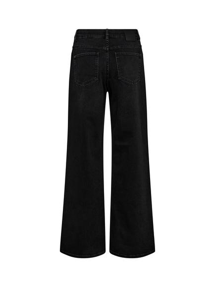 MOS MOSH Dara Hera Wide Leg Jeans, Black - view 2, Black