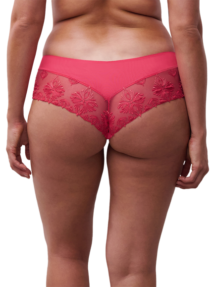 Chantelle Champs Élysées Shorty Knickers - view 2, Sweet Velvet Red