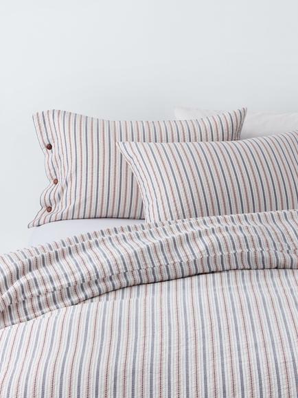 John Lewis Cromer Pure Cotton Weave Bedding, Multi, Multi