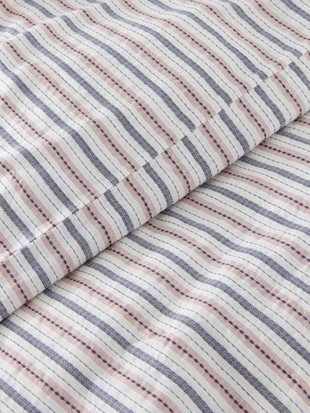 John Lewis Cromer Pure Cotton Weave Bedding, Multi - view 2, Multi