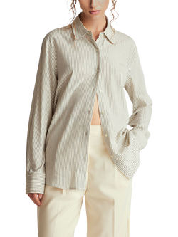 Benetton Regular Fit Stripe Shirt, Blue/Multi