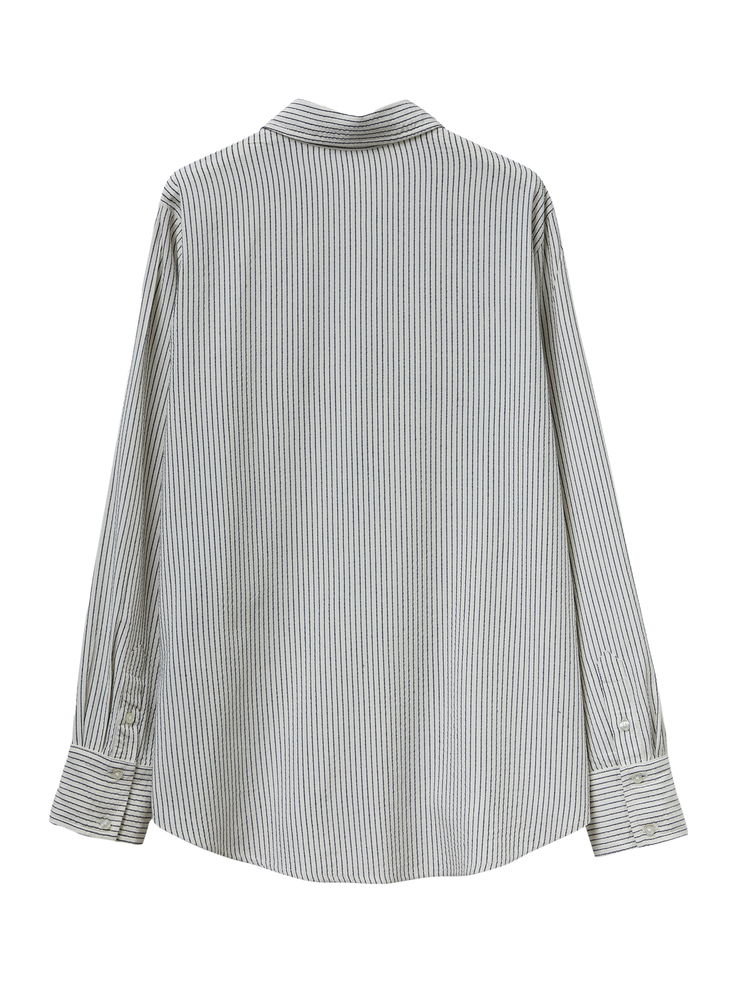 Product image 5 of 5, which shows Benetton Regular Fit Stripe Shirt, Blue/Multi, XS