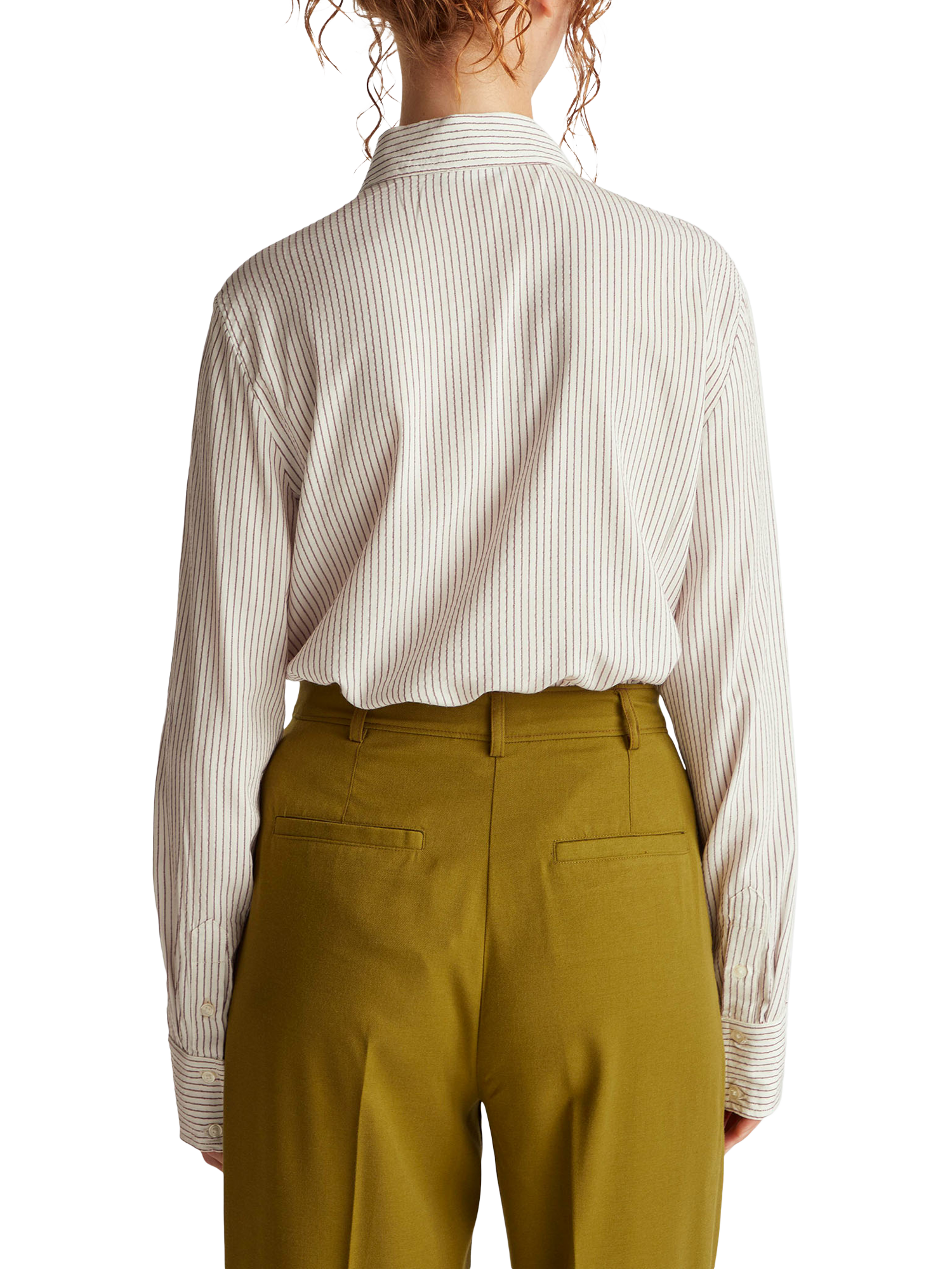 Product image 2 of 5, which shows Benetton Regular Fit Stripe Shirt, Grey/Multi, XS