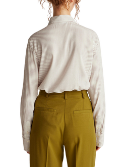 Benetton Regular Fit Stripe Shirt - view 2, Grey/Multi