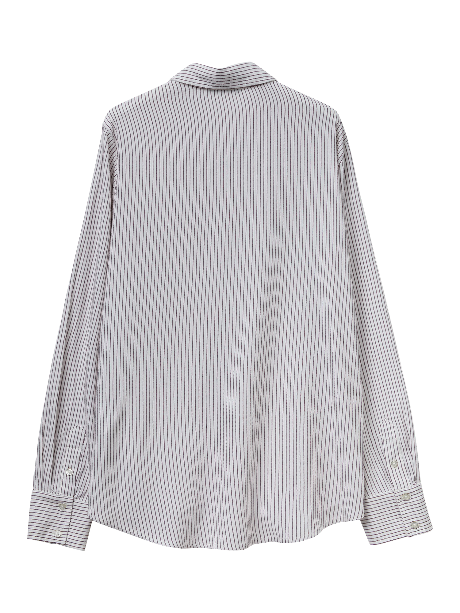 Product image 5 of 5, which shows Benetton Regular Fit Stripe Shirt, Grey/Multi, XS