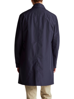 Benetton Longline Trench Coat - view 2, Blue