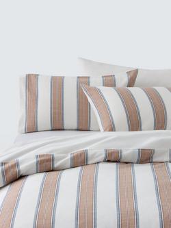 John Lewis Morston Cotton Stripe Duvet Cover Set, Multi, Multi