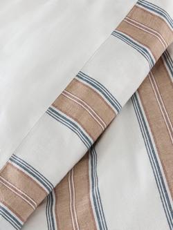 John Lewis Morston Cotton Stripe Duvet Cover Set, Multi - view 2, Multi