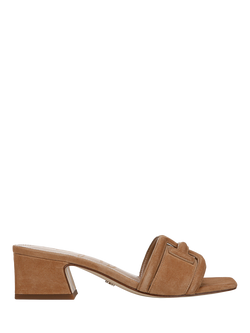 Sam Edelman Waylon Suede Heeled Sandals, Cyprus Tan, Cyprus Tan