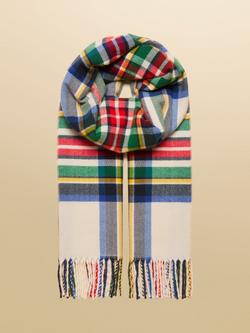 Joules Langtree Multi Check Scarf, Multi, Multi