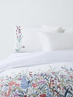 John Lewis Penelope Border Duvet Cover Set, Multi