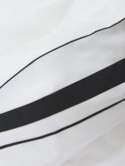 John Lewis Sloane Border Duvet Cover Set - view 2, White/Black