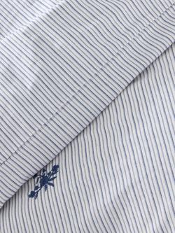 John Lewis Stanton Cotton Floral Stripe Duvet Cover Set, Blue - view 2, Blue