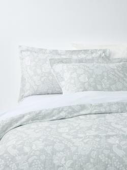 John Lewis Woodblock Duvet Cover Set, Grey