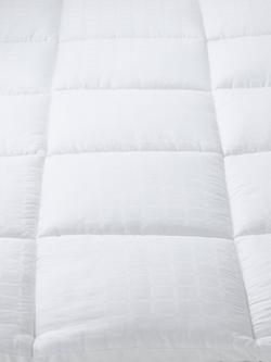 John Lewis Breathe Quilted Mattress Topper - view 2, White