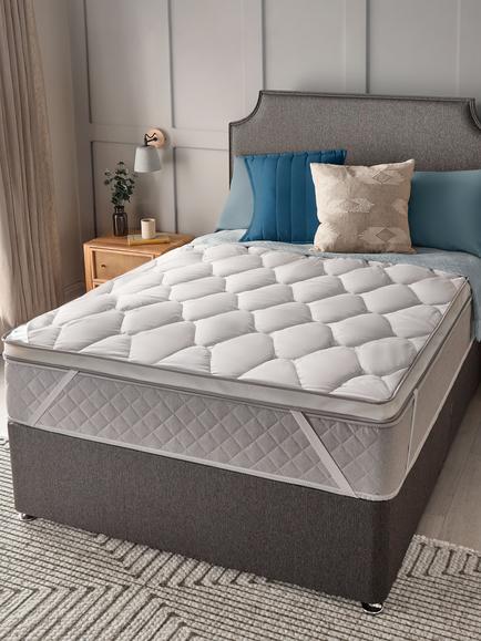 Sealy Airflow Mattress Topper, White