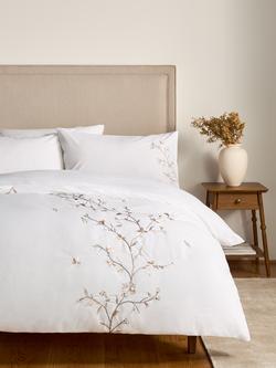 John Lewis Chinese Blossom Duvet Cover Set - view 2, White