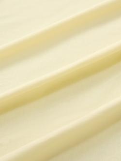 John Lewis Pure Cotton Deep Fitted Sheet - view 2, Lemon Yellow