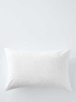 John Lewis Pure Cotton Percale Duvet Cover Set - view 2, White
