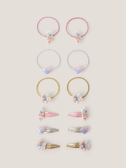 Monsoon Kids' Hair Bands & Clips, Pack of 12, Multi, Multi