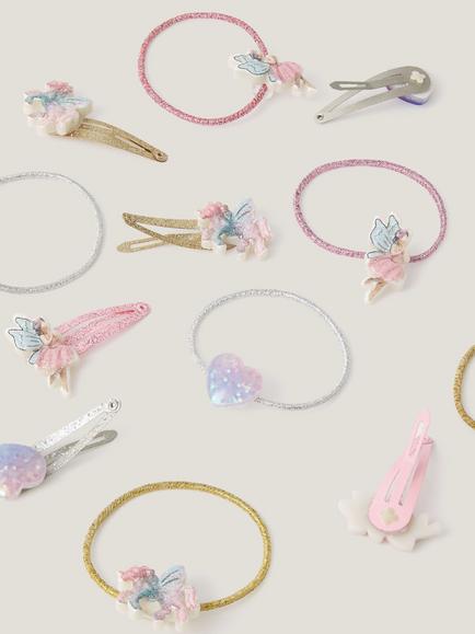 Monsoon Kids' Hair Bands & Clips, Pack of 12, Multi - view 2, Multi