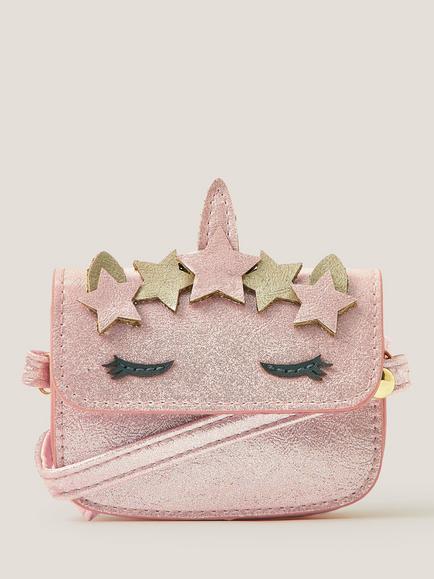 Monsoon Kids' Glitter Unicorn Bag, Pink, Pink