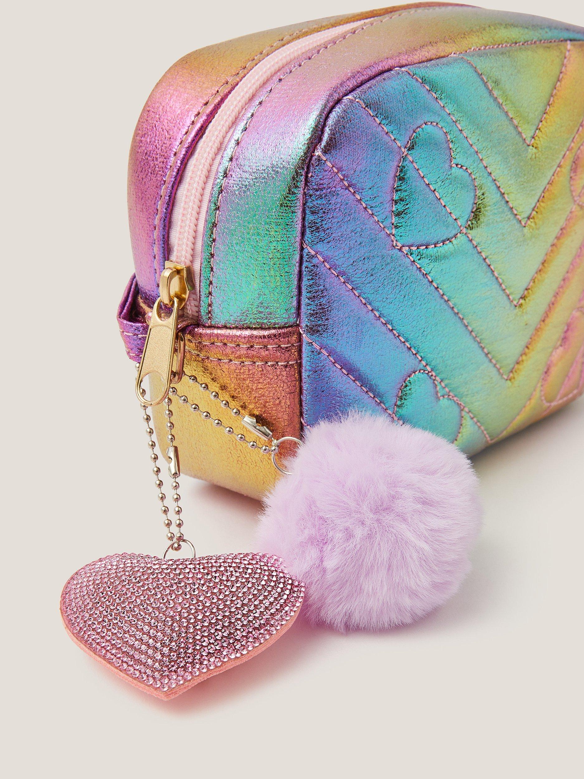 Product image 4 of 4, which shows Monsoon Kids' Quilted Rainbow Bag, Multi