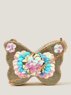 Monsoon Kids' Sequin Embellished Butterfly Bag, Multi, Multi