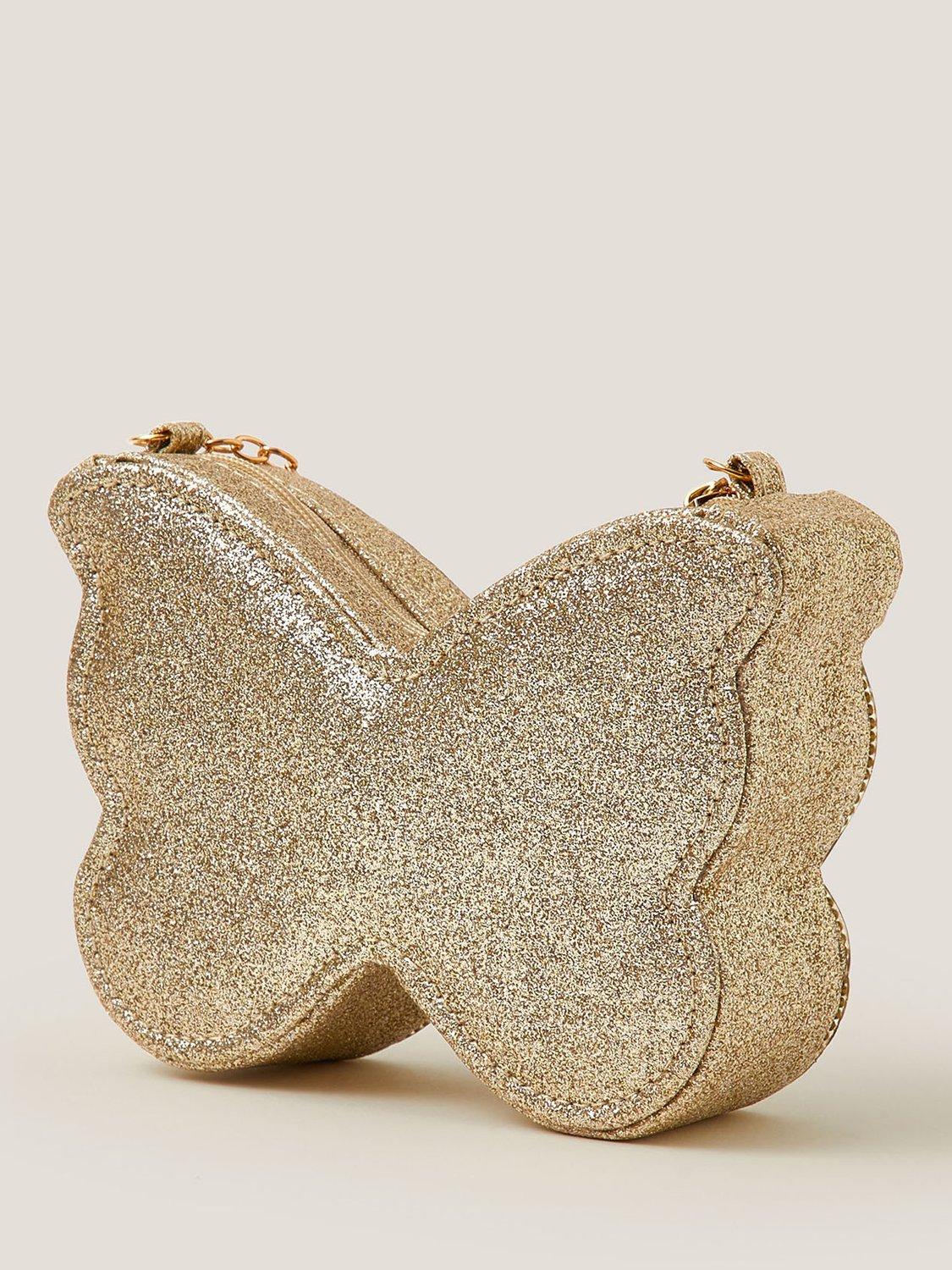 Product image 2 of 4, which shows Monsoon Kids' Sequin Embellished Butterfly Bag, Multi