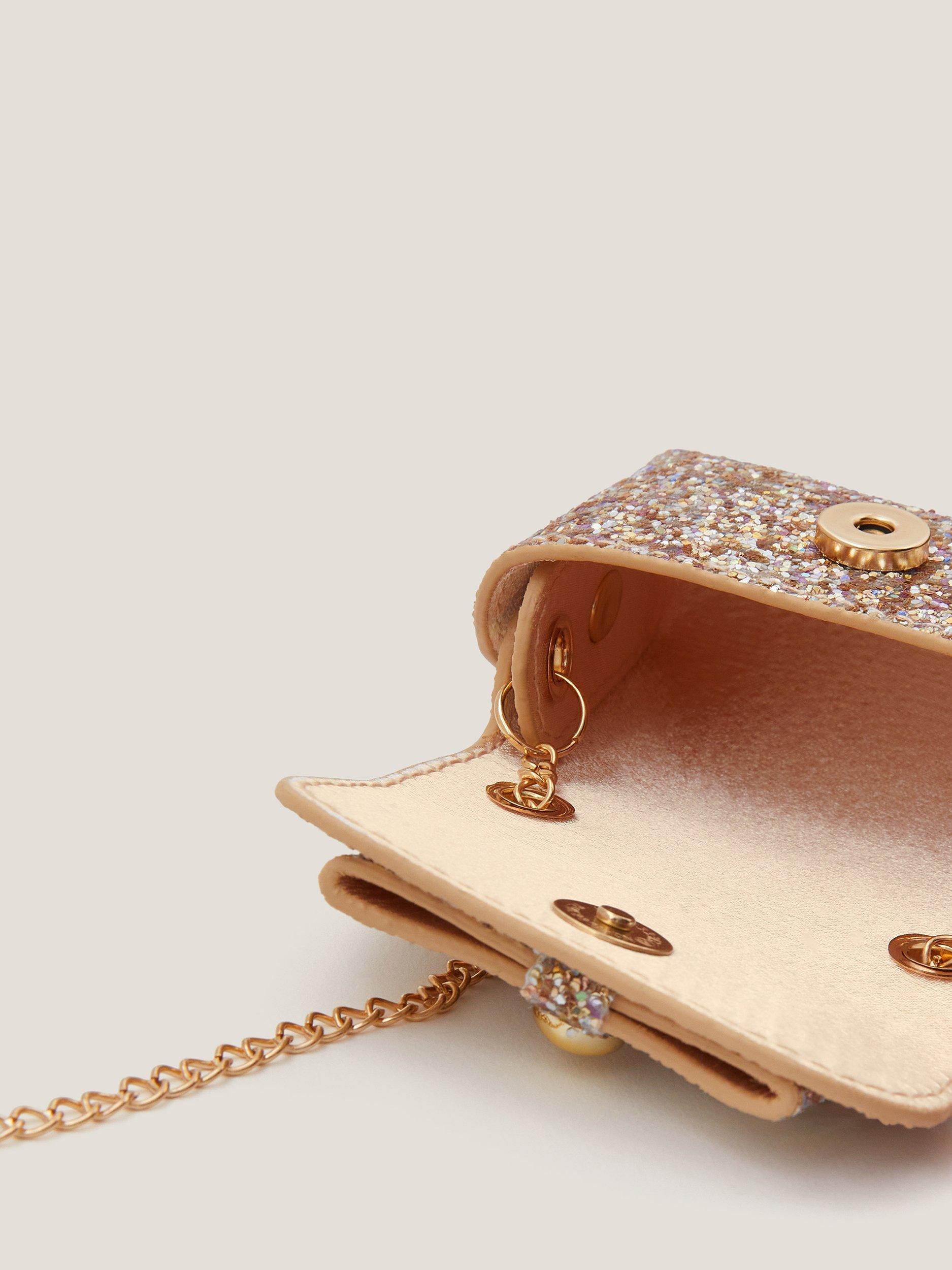 Product image 3 of 4, which shows Monsoon Kids' Super Glitz Mini Bag, Gold