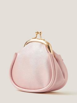 Monsoon Kids' Mini Fairy Embellished Clip Frame Bag, Pink - view 2, Pink