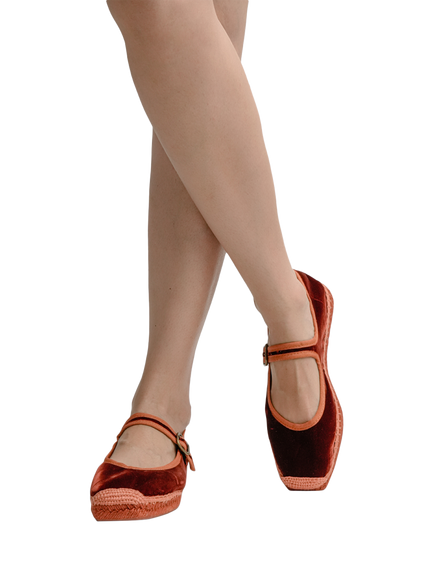 Penelope Chilvers Flora Strap Espadrilles, Red - view 2, Red