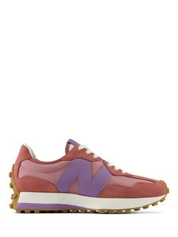 New Balance 327 Retro Running Trainers, Rosewood/Candied Violet, Rosewood/Candied Violet