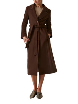 James Lakeland Classic Midi Coat, Brown