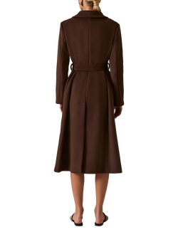 James Lakeland Classic Midi Coat - view 2, Brown