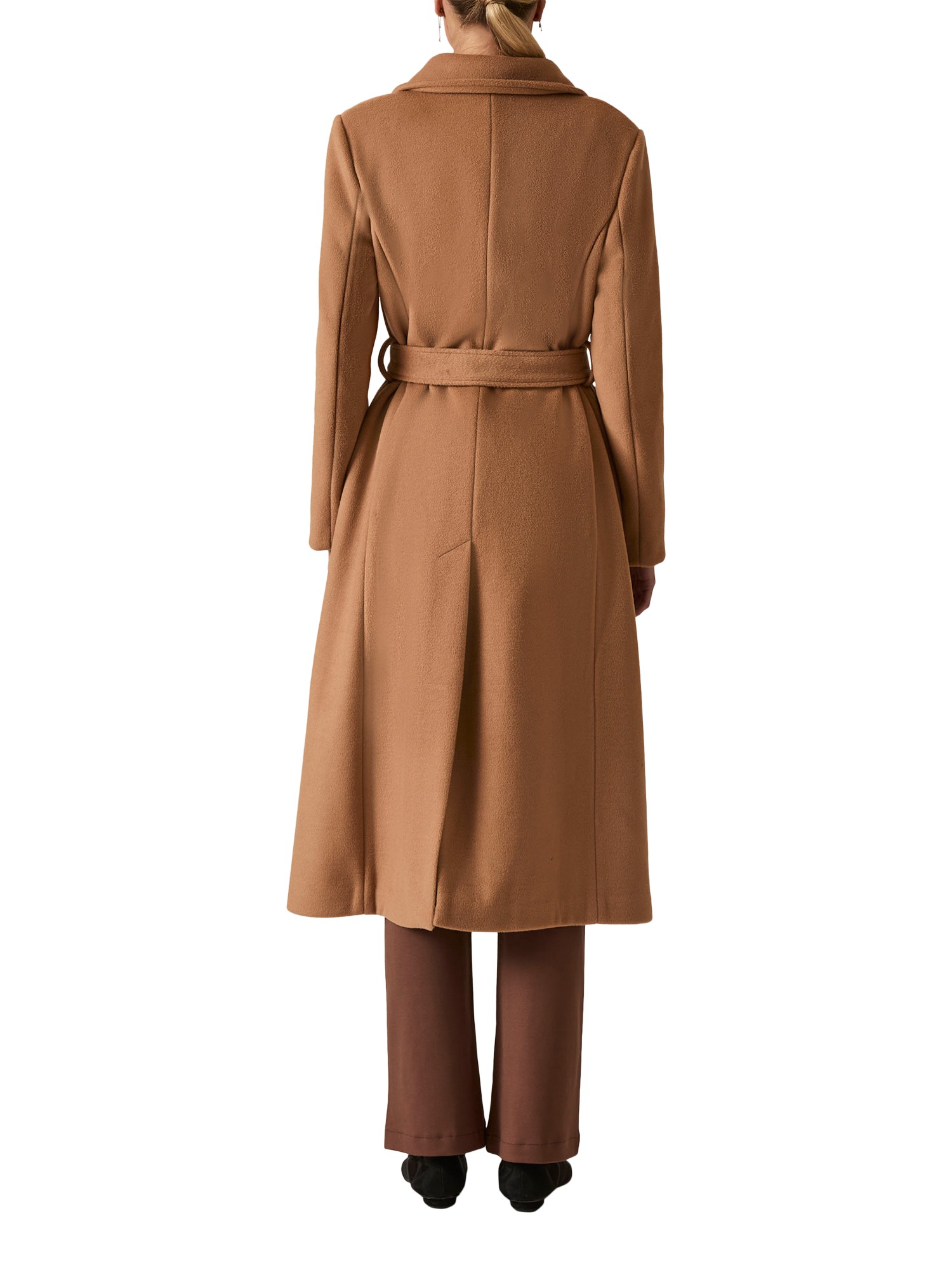 Product image 2 of 6, which shows James Lakeland Classic Midi Coat, Camel, 10