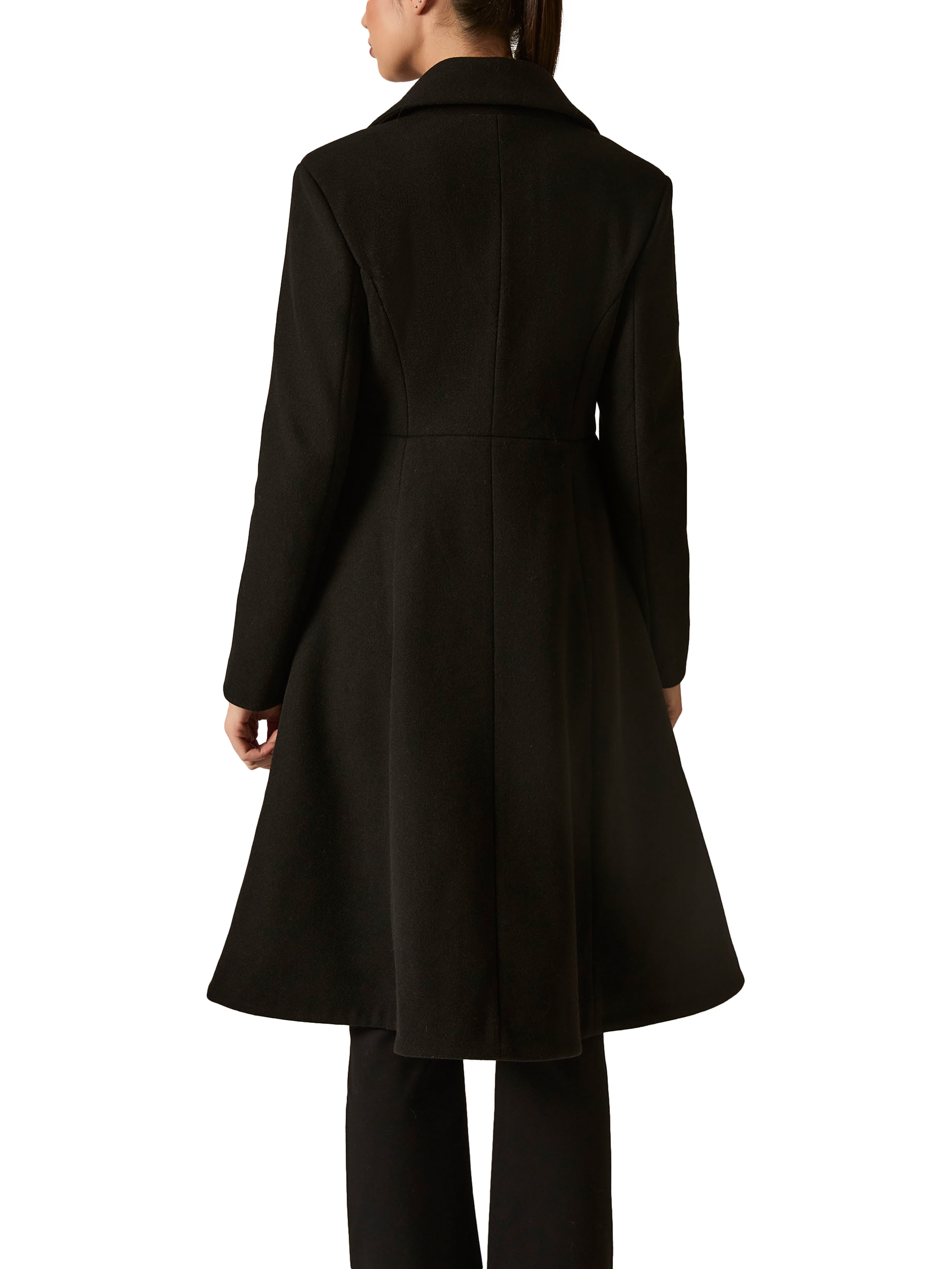 Product image 2 of 6, which shows James Lakeland Princess Coat, Black, 8
