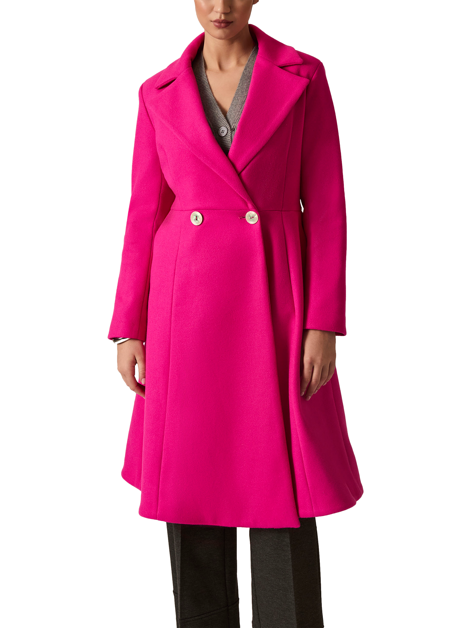Product image 3 of 6, which shows James Lakeland Princess Coat, Pink, 8
