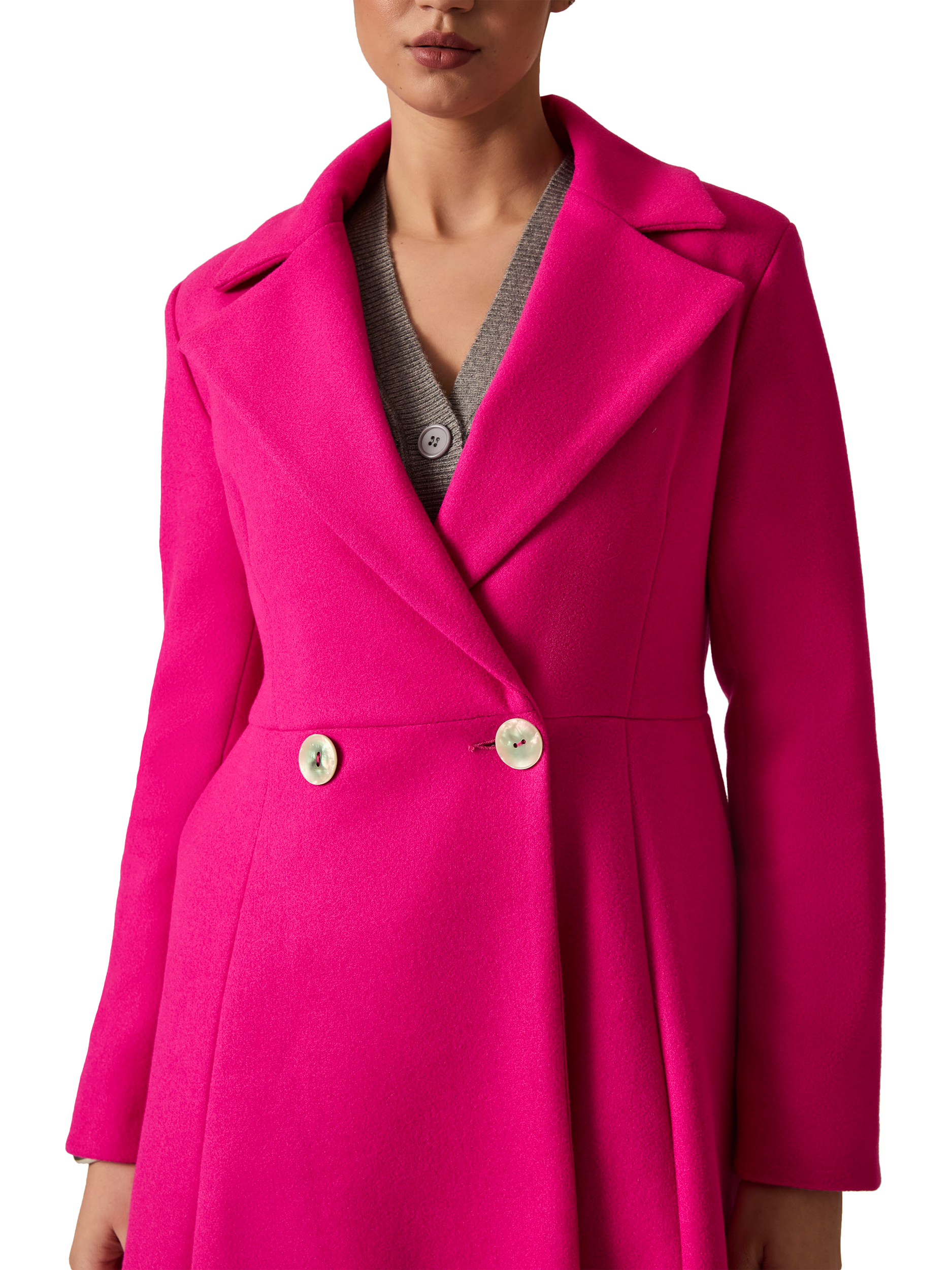 Product image 4 of 6, which shows James Lakeland Princess Coat, Pink, 8