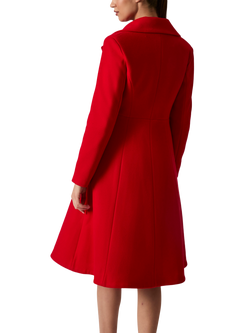 James Lakeland Double Breasted Princess Coat, Red - view 2, Red